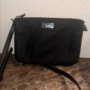 Kate Spade Black Nylon Shoulder Bag